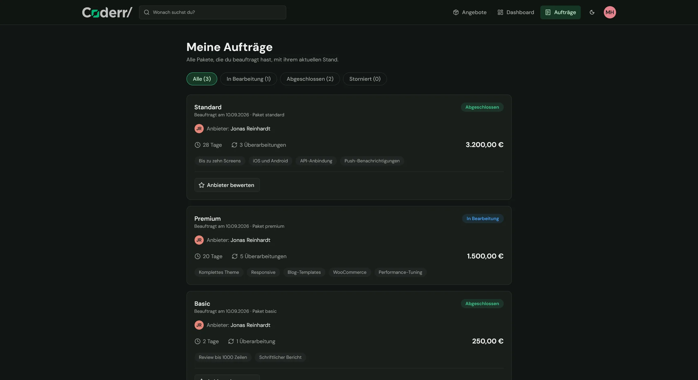 Coderr — 2